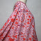 'Ornate Fretwork' Cotton Voile ~ Coral *Remnant 4m Was $103.20 Now $82